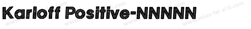 Karloff Positive字体转换
